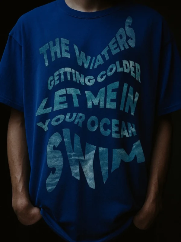 Wavy Text T-shirt
